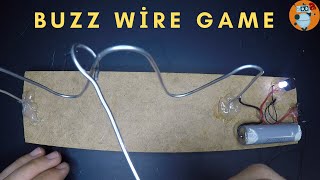 Challenge Your Friends with this DIY Buzz Wire Game Make Awesome Buzz Wire Game For Kids  DIY Fun [upl. by Anitnoc15]