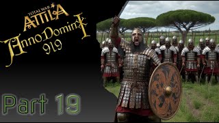 Total War Attila  Anno Domini 919 019  Elite Reiter werden hart dezimiert  Thema Langobardi [upl. by Yemane]