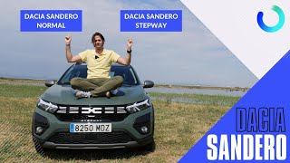 DACIA SANDERO  ¿Vale la pena pagar más por la versión Stepway  Prueba  Review [upl. by Aniala]