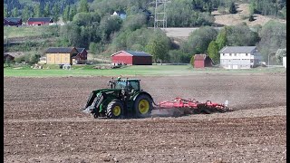 John Deere 6210R  Väderstad Swift 440  Ola Eikli [upl. by Llevel]