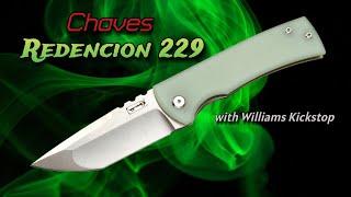 Chaves Redencion 229 Kickstop Special Tanto Flipper Blade BHQ Bargain Price [upl. by Eekcaj448]