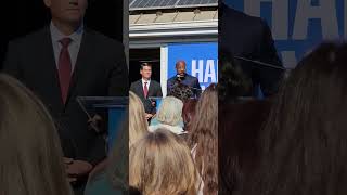 Senator Raphael Warnock speaking at a campaign rally in Lancaster PA on October 24 2024 [upl. by Beret]