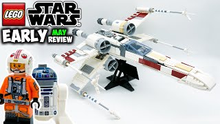 UCS XWing Starfighter EARLY Review LEGO Star Wars Set 75355 [upl. by Goles856]