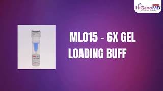 6X Gel Loading Buffer  ML015 [upl. by Gerard]