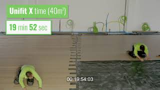 Parky wood parquet flooring Unifit x speed test vs Uniclic [upl. by Groves]