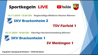 SKV Brackenheim 1  SV Mettingen 1 Oberliga Nordwürtt Männer [upl. by Aili]