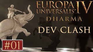 EU4  Paradox Dev Clash  Episode 1  Dharma [upl. by Sitra]