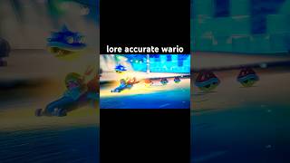 INSANE lore accurate wario mario mariokart mk8dx nintendo wario [upl. by Hutchings]