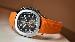 Patek Philippe Aquanaut Chronograph Reference 5968A [upl. by Daye174]