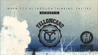 Yellowcard  The Sound of You And Me Acoustic [upl. by Esiuqcaj]