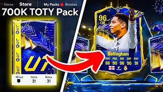 6 TOTYTOTY ICONS PACKED 🤯 700K EPIC TOTY PACKS  FC 24 Ultimate Team [upl. by Aeslek]