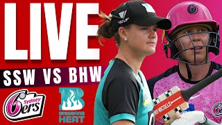 T20 Spring Challenge Live  Sydney Sixers vs Brisbane Heat Live  Live Cricket Match Today [upl. by Sitelc842]