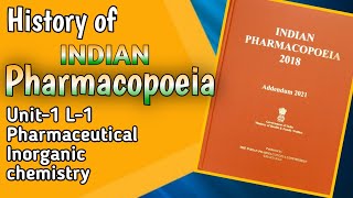 Pharmacopoeia in Pharmacy  Indian Pharmacopoeia in hindi  BP104T bpharma [upl. by Wadsworth]