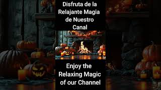 🎃 Relájate en Halloween con el Sonido del Fuego 🔥 ASMR Halloween [upl. by Adnylem290]