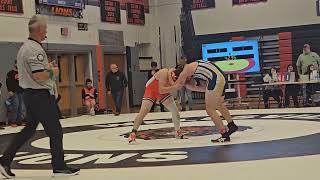 2024 Wellsville Duels 190lbs Gabe Black vs Webster Thomas [upl. by Anilram196]