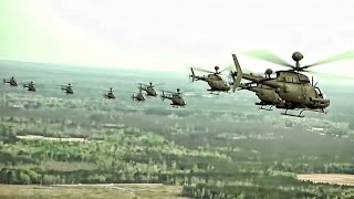 Mass Kiowa Warrior Flyover • World Record Most Helicopters [upl. by Pinter]