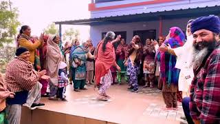 Lohri festival Ladies folk dance at Sanjha ghar Punjab [upl. by Byram]