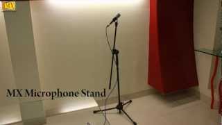 How to install a Microphone Stand for microphones in a studio or on stage [upl. by Hett112]