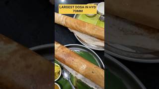 Largest Dosa In HYD 70MM Cost 90📍Raghavendra Tiffins Kapra ECIL tiffin food streetfood [upl. by Gavan]