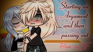 quotStarting An Argument And Then Passing Outquot Prank On Boyfriend Gacha Lifeoliviagxcha2 [upl. by Mihalco]