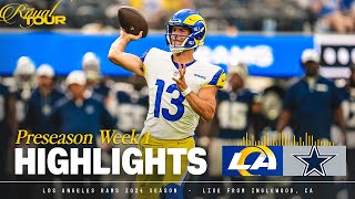 Highlights Rams Top Plays vs Cowboys Preseason Week 1  Stetson Bennetts GameWinning Drive [upl. by Pavyer]