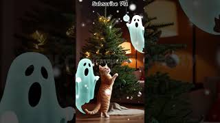 CATS Will Never Forget This CHRISTMAS TREE Surprise 😺🎄👻 aicat cuteanimal catlovers ai [upl. by Sinai]