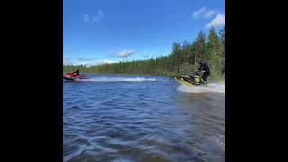 Snowmobile VS Jetski [upl. by Naam]