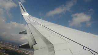 ONBOARD  Ryanair B737 FR9387 Barcelona El Prat to East Midlands Airport [upl. by Rahman630]