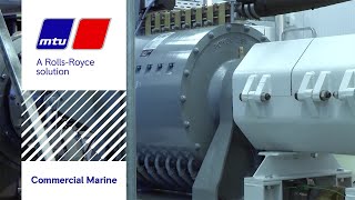 the first high speed mtu gas engine for marine applications [upl. by Ynaffat]