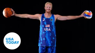 Chase Budinger had Olympic beach volleyball dreams while playing in NBA  USA TODAY SPORTS [upl. by Ecela]