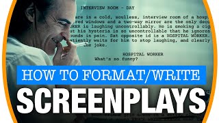 How to write and format screenplays like a pro Script writing tips and tricks [upl. by Kalli]