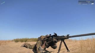 Brian Kremer Longest Sniper Killshot 2300 m USMC Sniper in Arma 3 with ACE3 mod [upl. by Ennadroj]