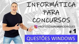 Questões de Informática para Concursos  Windows 01 [upl. by Jacobine]