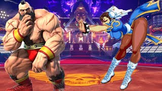 Zangief vs ChunLi  Japan Fights [upl. by Sinylg]