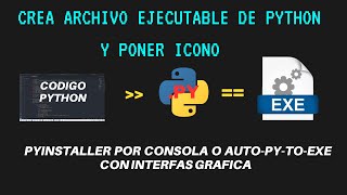 Crea Archivo Ejecutable de Python los dos mejores programas  PY a EXE [upl. by Dolly263]