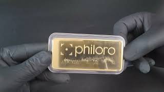 Goldbarren Philoro 500 g [upl. by Eterg]