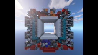 The Most Satisfying Piston Door In Minecraft  worldDL and schematic in description  116 [upl. by Savage]