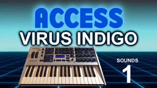 Access Virus Indigo  Sounds 1  Space Arp and Lush LFO Pads [upl. by Glass]