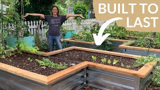 The ULTIMATE Raised Garden Beds for a Front or Backyard Vegetable Garden [upl. by Sherrill]