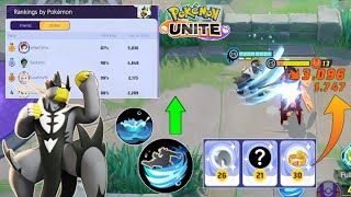 URSHIFU GLOBAL TOP 1 BUILD  THIS THE BEST BUILD EVER  Urshifu Pokemon unite [upl. by Ahtoelc]