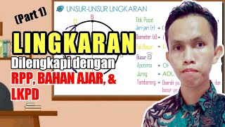 Lingkaran Kelas 8  UnsurUnsur Lingkaran  Keliling dan Luas Lingkaran [upl. by Aicele648]