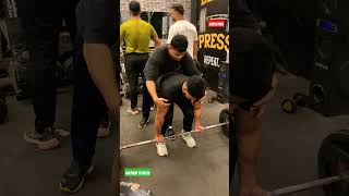 Heaviest deadlift record😱🥵 motivation gym fitness deadlift strongman shorts viralvideo [upl. by Ieluuk]