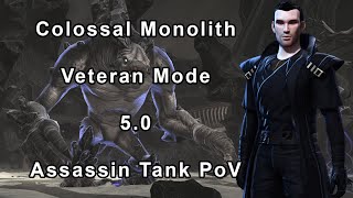 SWTOR Failure Group White  Colossal Monolith HM Tank PoV [upl. by Arbmahs]