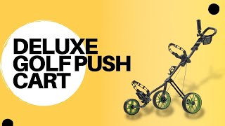 Caddytek Semi FoldingUnfolding Compact Golf Push Cart [upl. by Cath697]