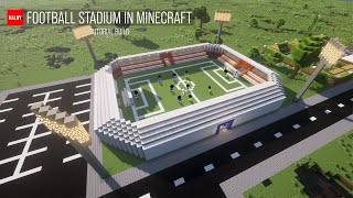 How to build a football stadium in minecraft [upl. by Sair]