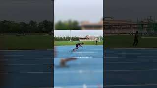 ❤️‍🔥🚀 athlete sprinter speed acceleration adidas spikes view trackandfield viralvideo [upl. by Higbee262]