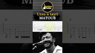 Uzzu n tayri  Matoub Lounes  Tablatures Guitare Kabyle [upl. by Enytsirk328]