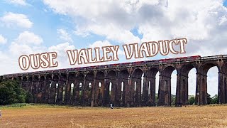 Ouse Valley Viaduct  4K [upl. by Robbert]