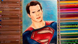 Drawing SUPERMAN Man Of Steel [upl. by Tingey]