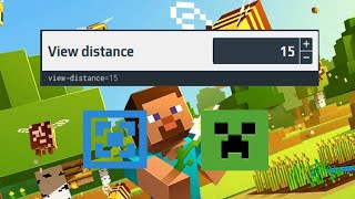 How to Change the View Distance of Your Aternos Server And How to Increase to 15 [upl. by Nhguaved]